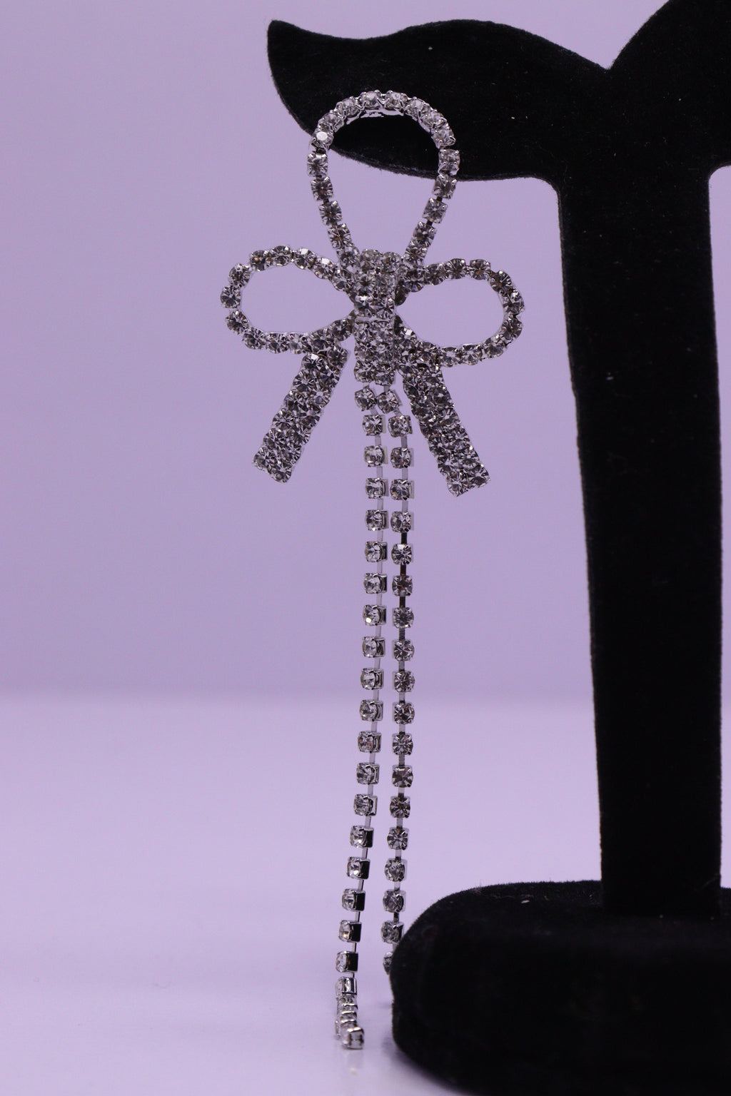 Bold Glow Series 0163 - AZ Silver Ear ring