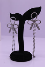 Bold Glow Series 0163 - AZ Silver Ear ring