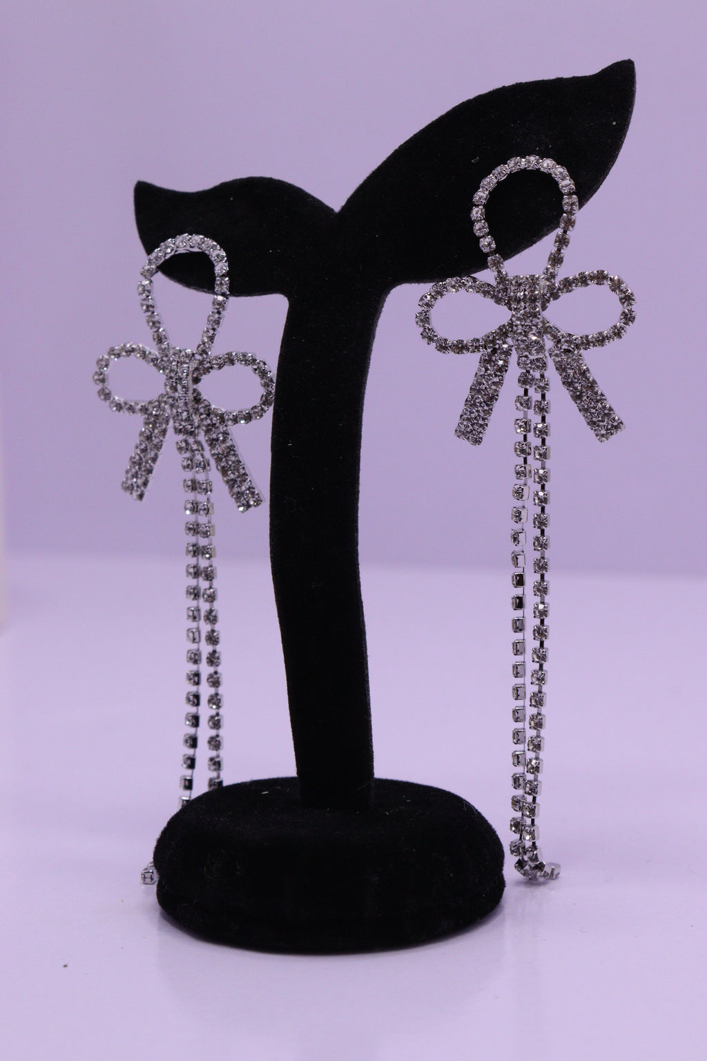 Bold Glow Series 0163 - AZ Silver Ear ring