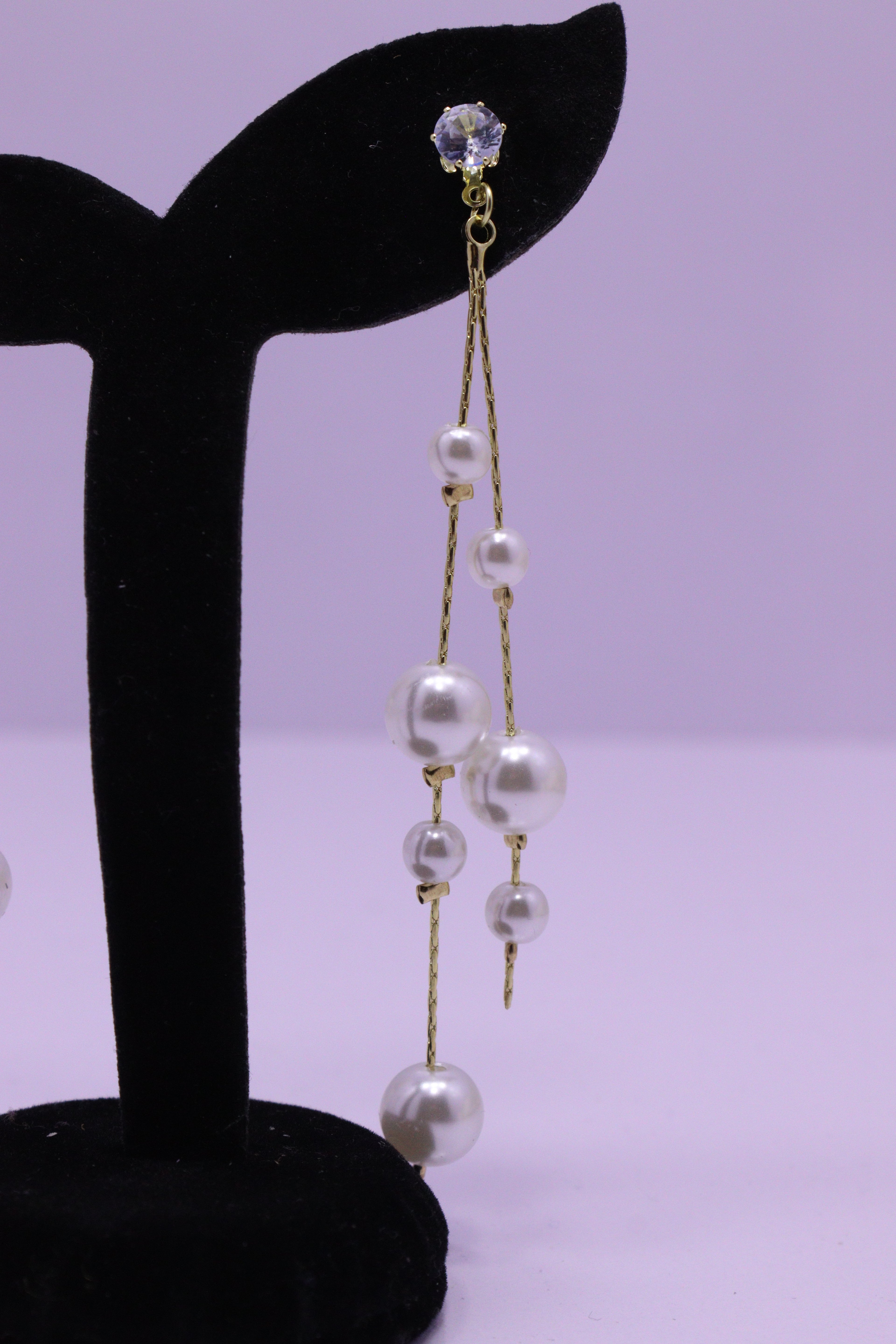 Bold Glow Series 0164 - AZ Golden Ear ring