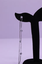 Bold Glow Series 0166 - AZ Silver Ear ring