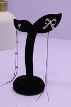 Bold Glow Series 0166 - AZ Silver Ear ring