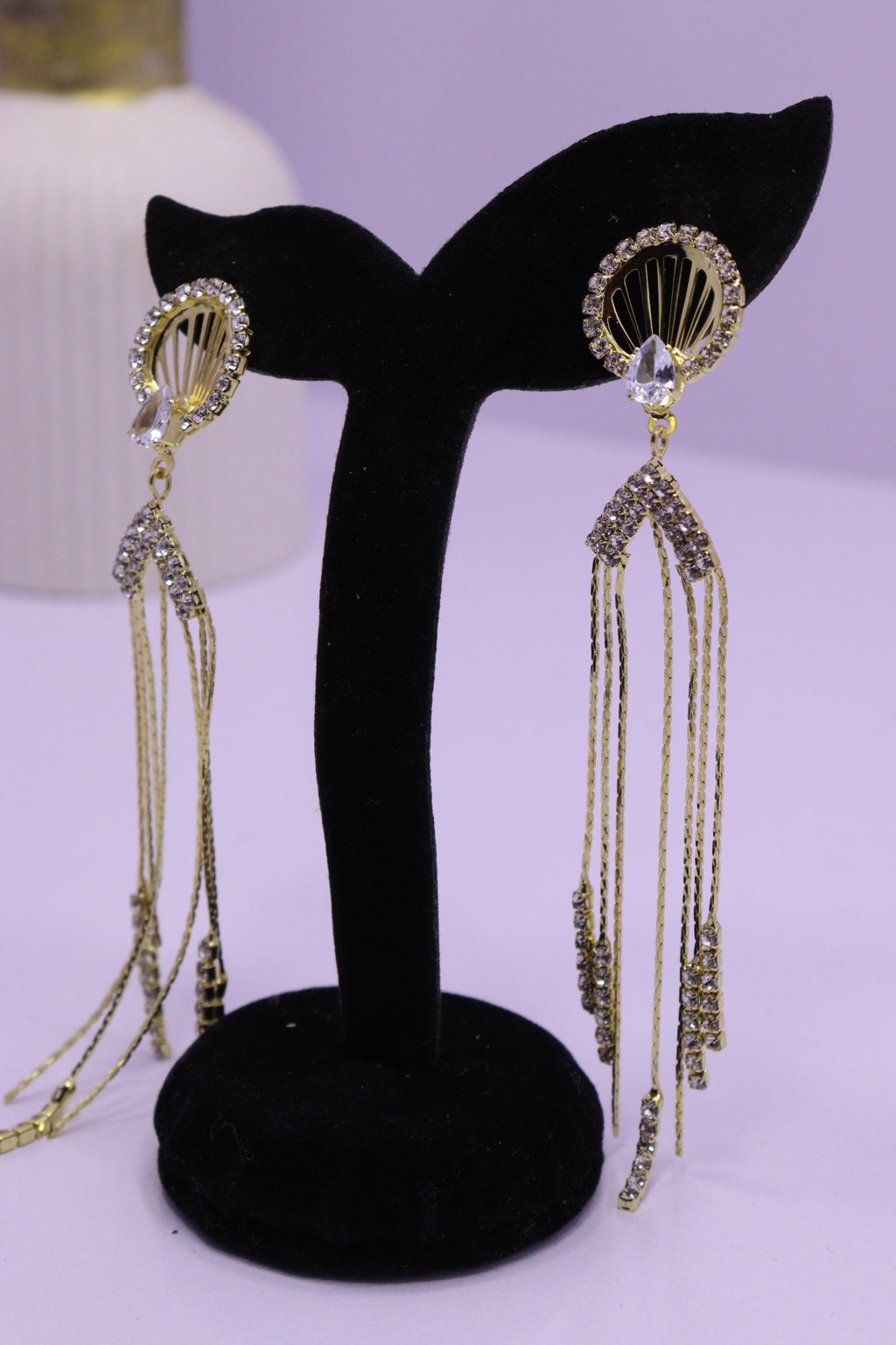 Bold Glow Series 0168 - AZ Golden Ear ring