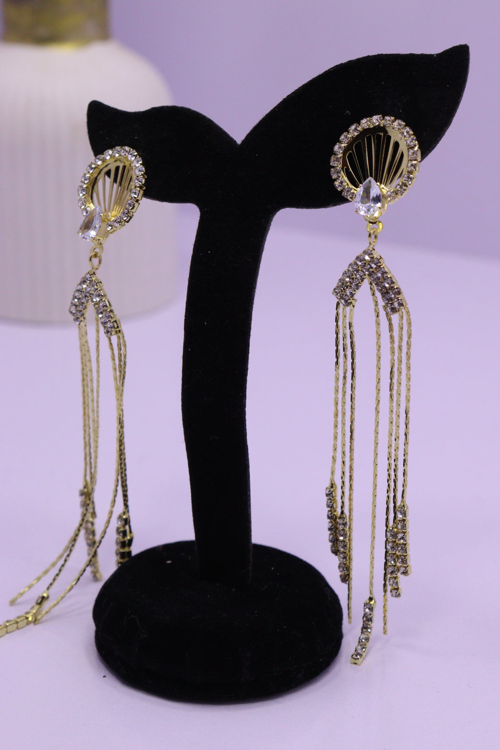 Bold Glow Series 0168 - AZ Golden Ear ring