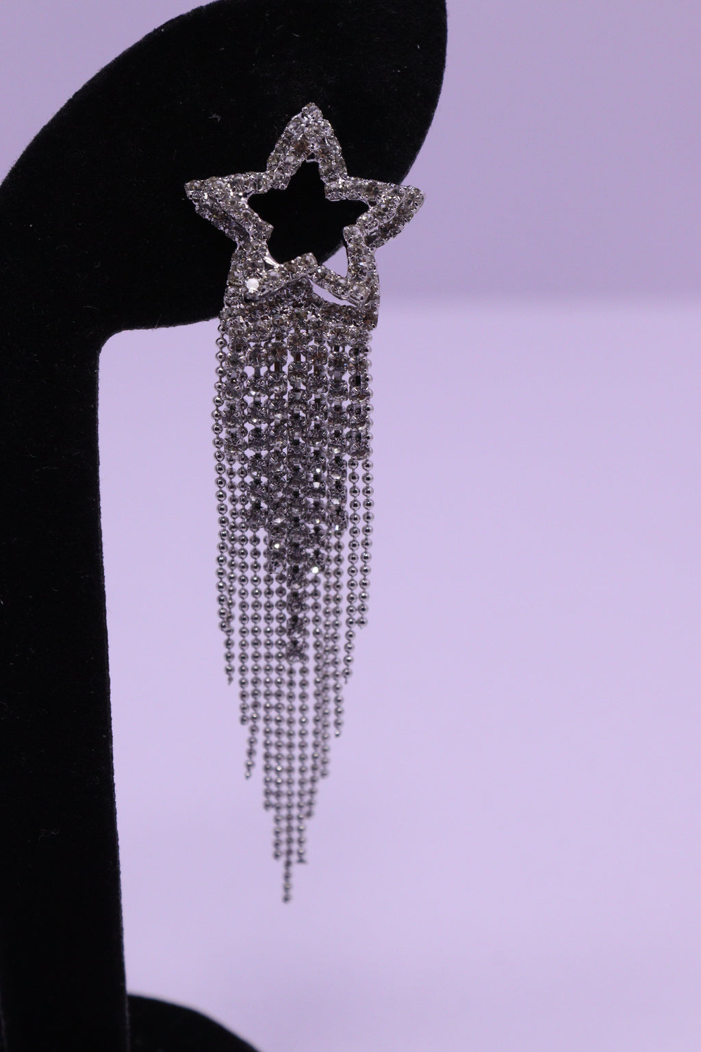 Bold Glow Series 0169 - AZ Silver Ear ring