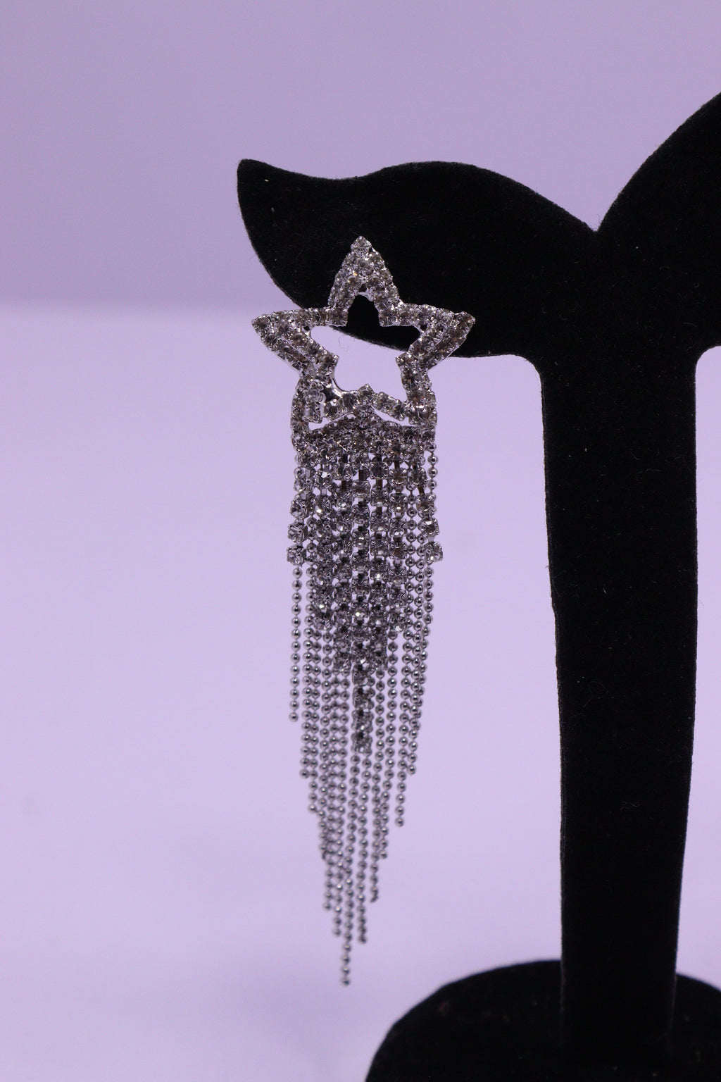 Bold Glow Series 0169 - AZ Silver Ear ring