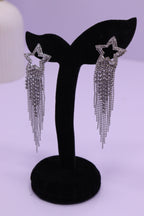 Bold Glow Series 0169 - AZ Silver Ear ring