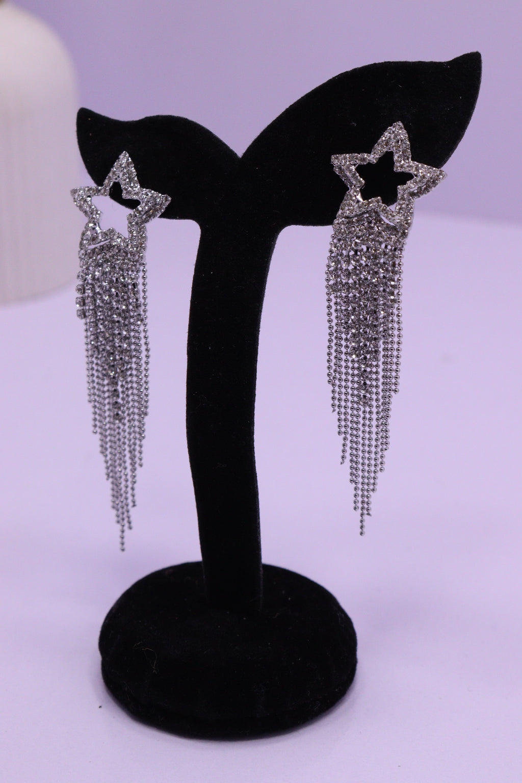 Bold Glow Series 0169 - AZ Silver Ear ring