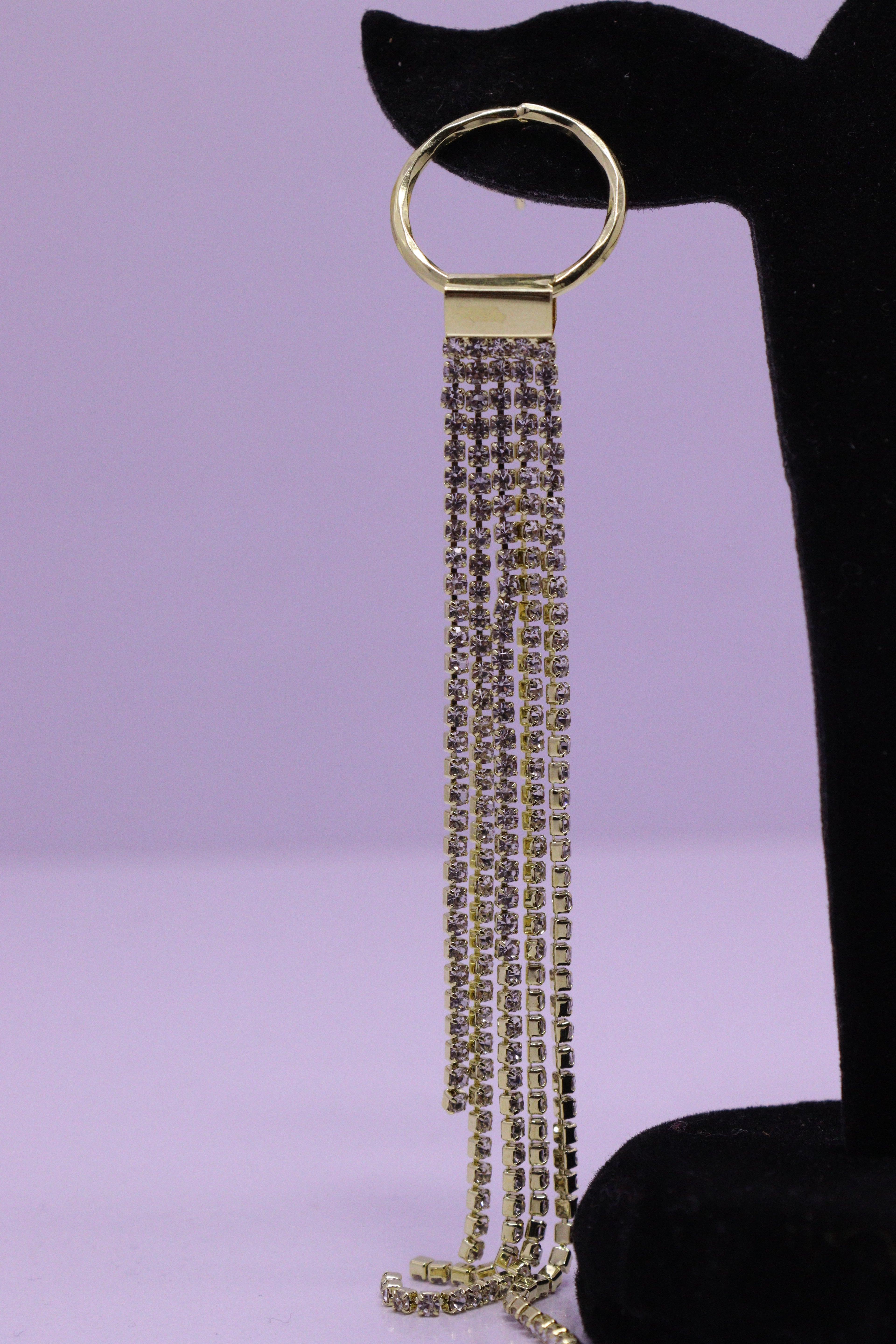 Bold Glow Series 0170 - AZ Golden Ear ring