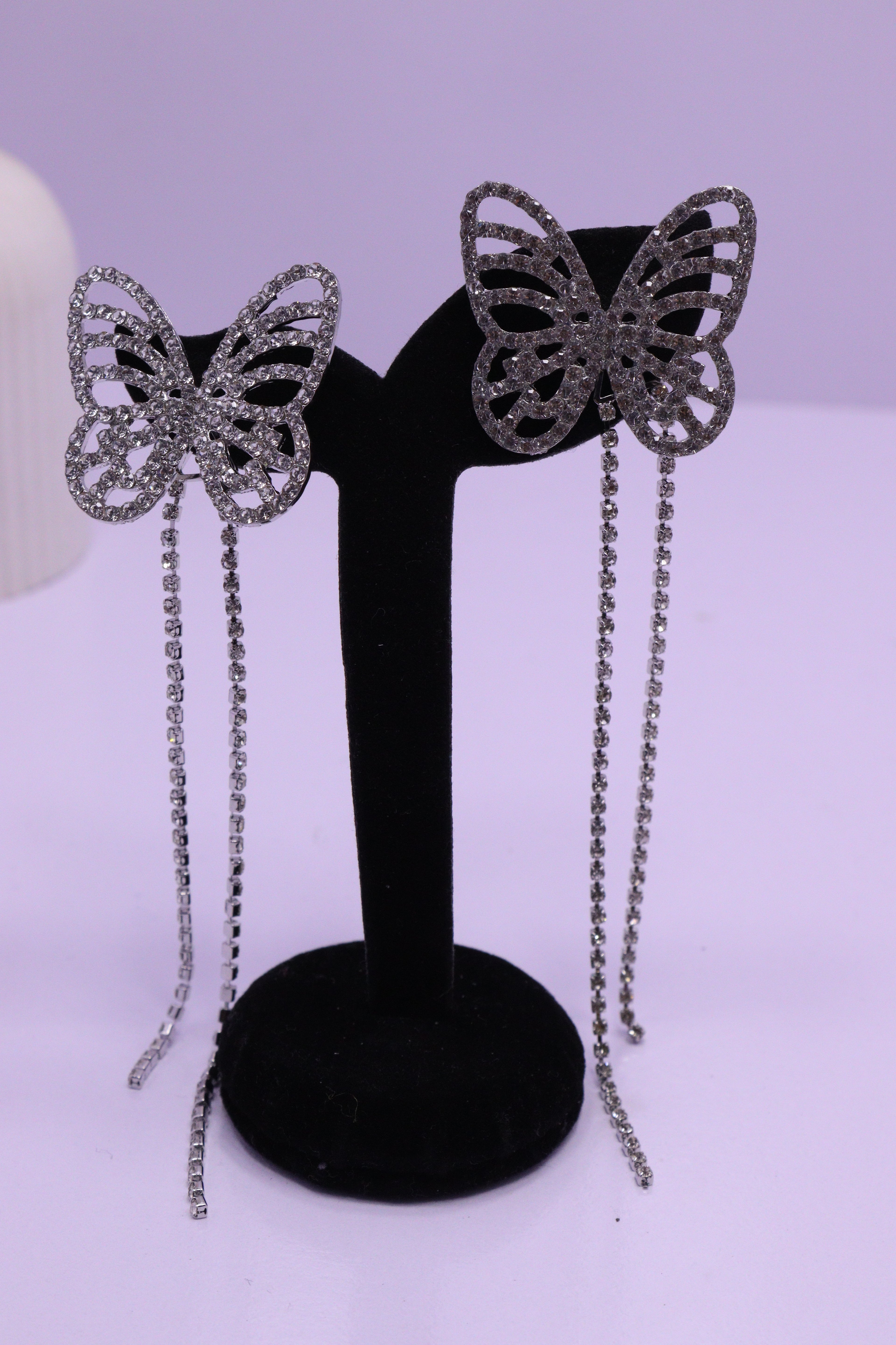 Bold Glow Series 0202 - AZ Silver Ear ring