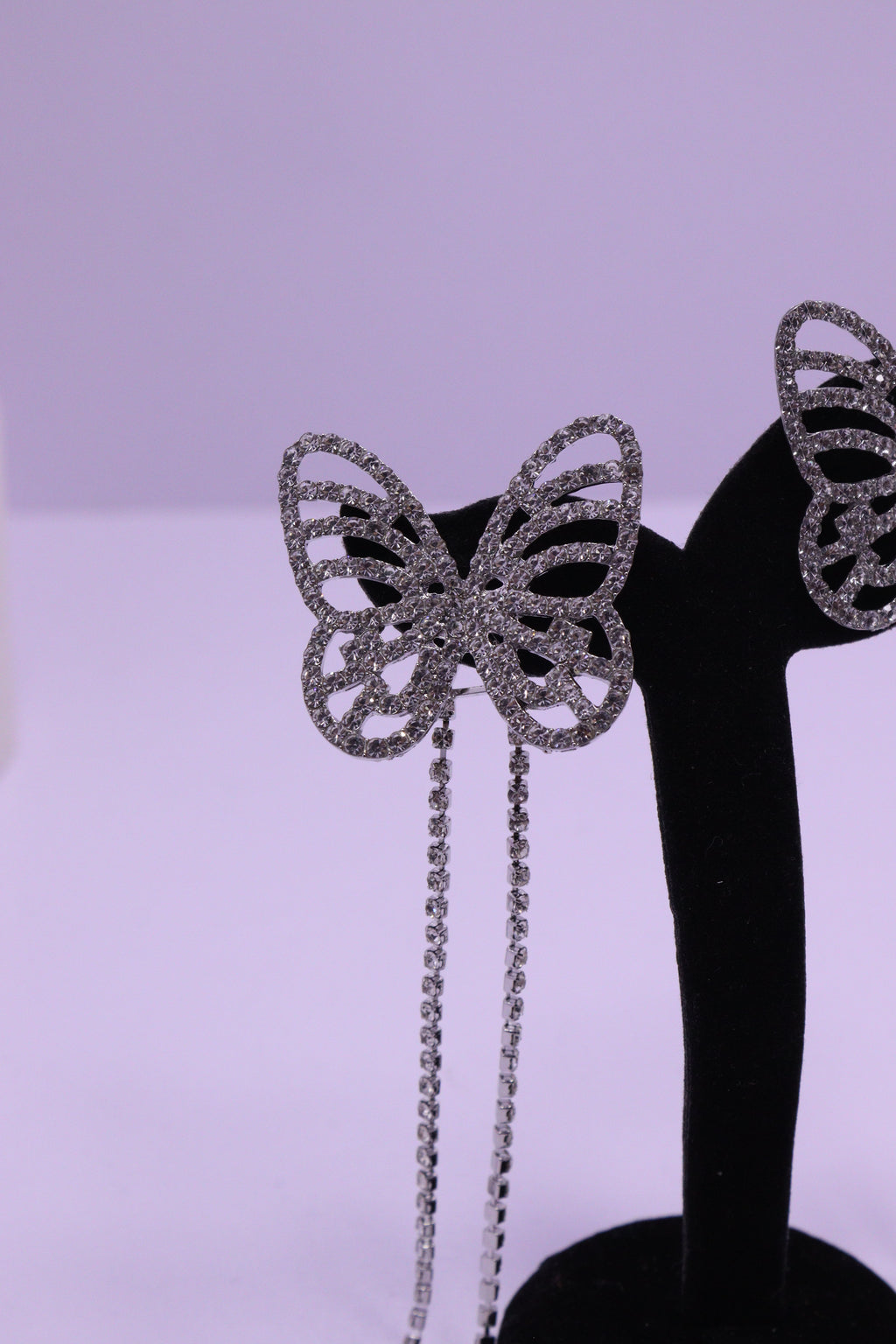 Bold Glow Series 0202 - AZ Silver Ear ring