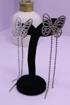 Bold Glow Series 0202 - AZ Silver Ear ring