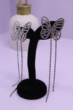 Bold Glow Series 0202 - AZ Silver Ear ring