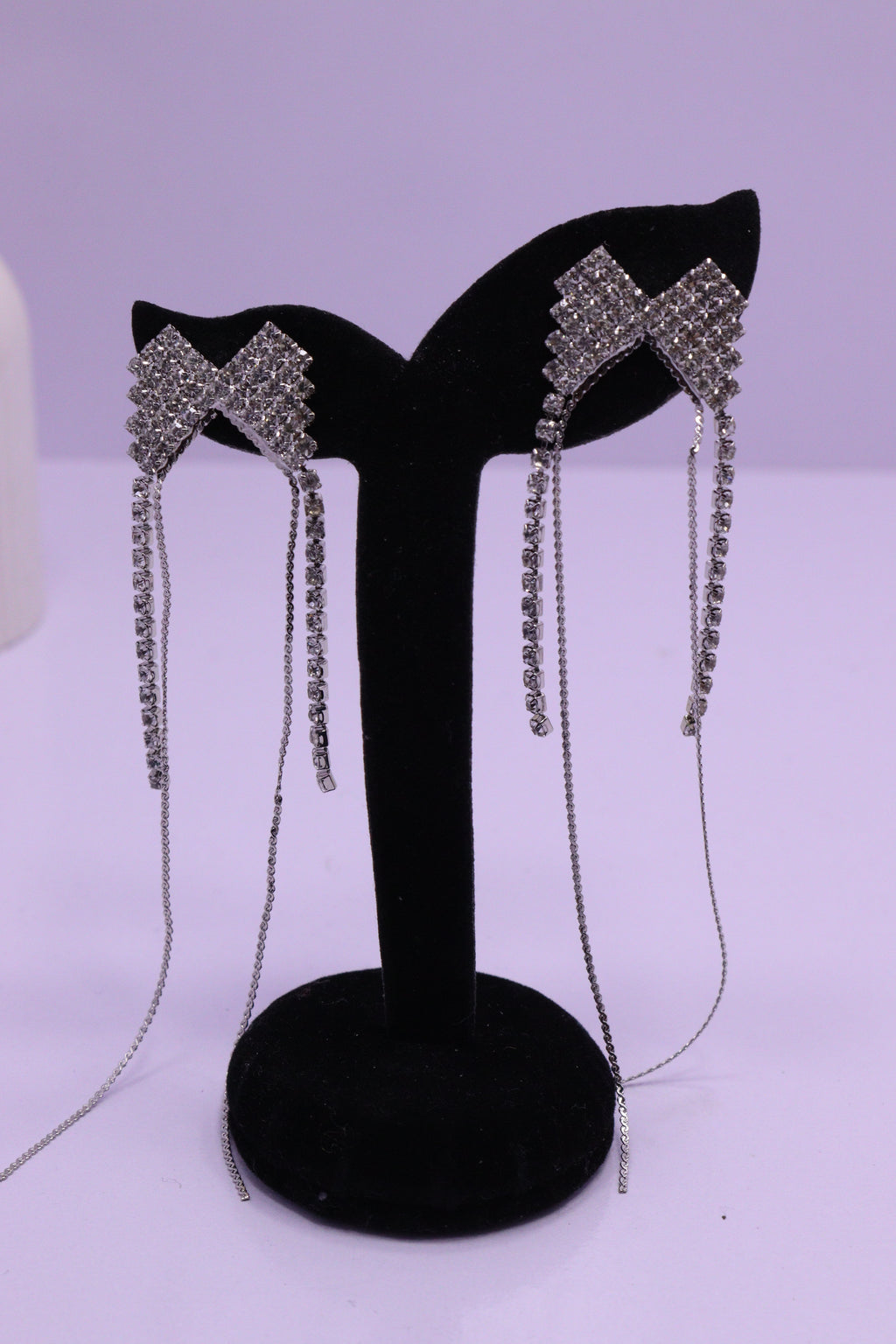 Bold Glow Series 0171 - AZ Silver Ear ring