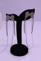 Bold Glow Series 0171 - AZ Silver Ear ring