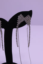 Bold Glow Series 0171 - AZ Silver Ear ring