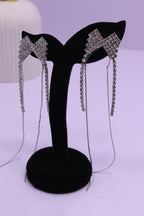 Bold Glow Series 0171 - AZ Silver Ear ring