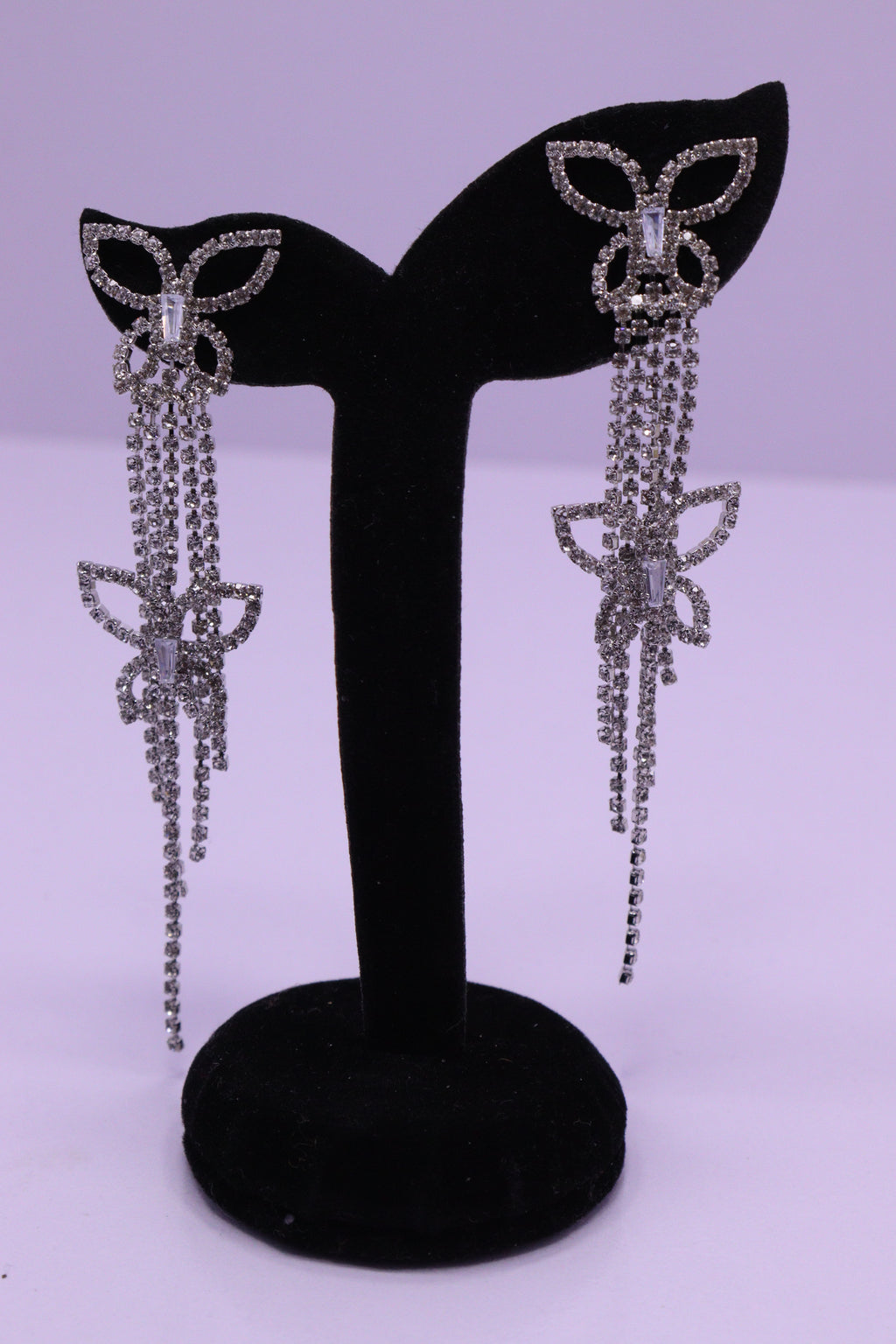 Bold Glow Series 0172 - AZ Silver Ear ring