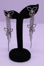 Bold Glow Series 0172 - AZ Silver Ear ring