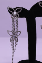 Bold Glow Series 0172 - AZ Silver Ear ring