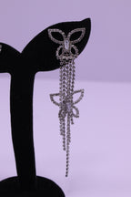 Bold Glow Series 0172 - AZ Silver Ear ring