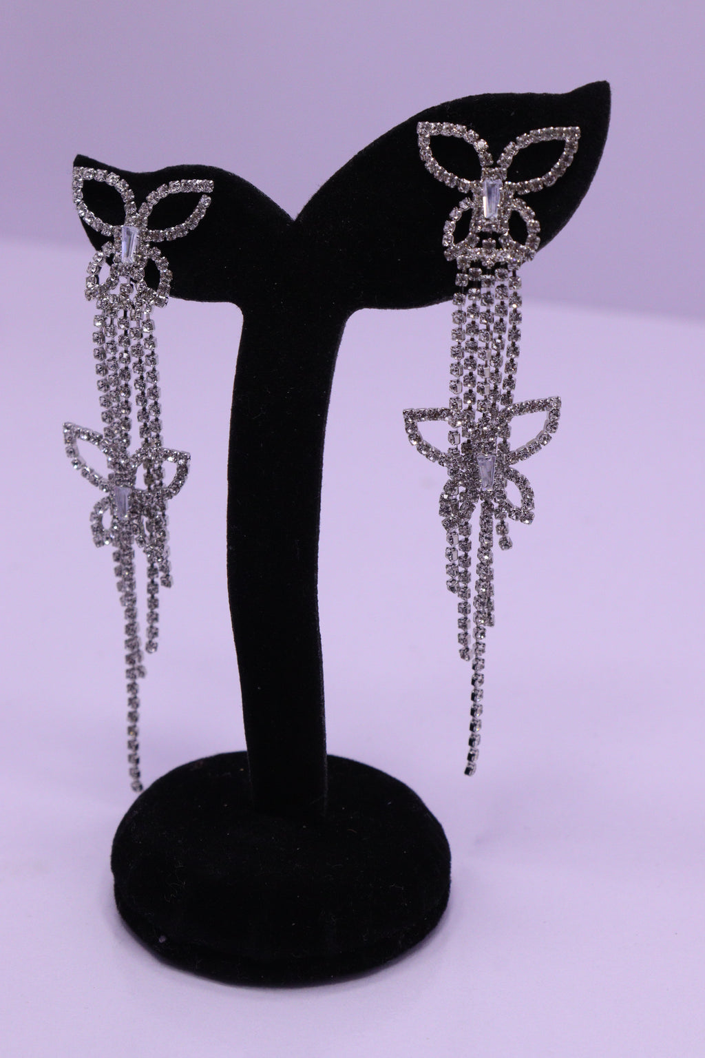 Bold Glow Series 0172 - AZ Silver Ear ring