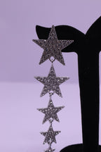 Bold Glow Series 0175 - AZ Silver Ear ring