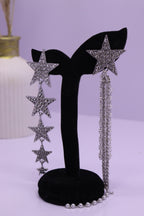 Bold Glow Series 0175 - AZ Silver Ear ring