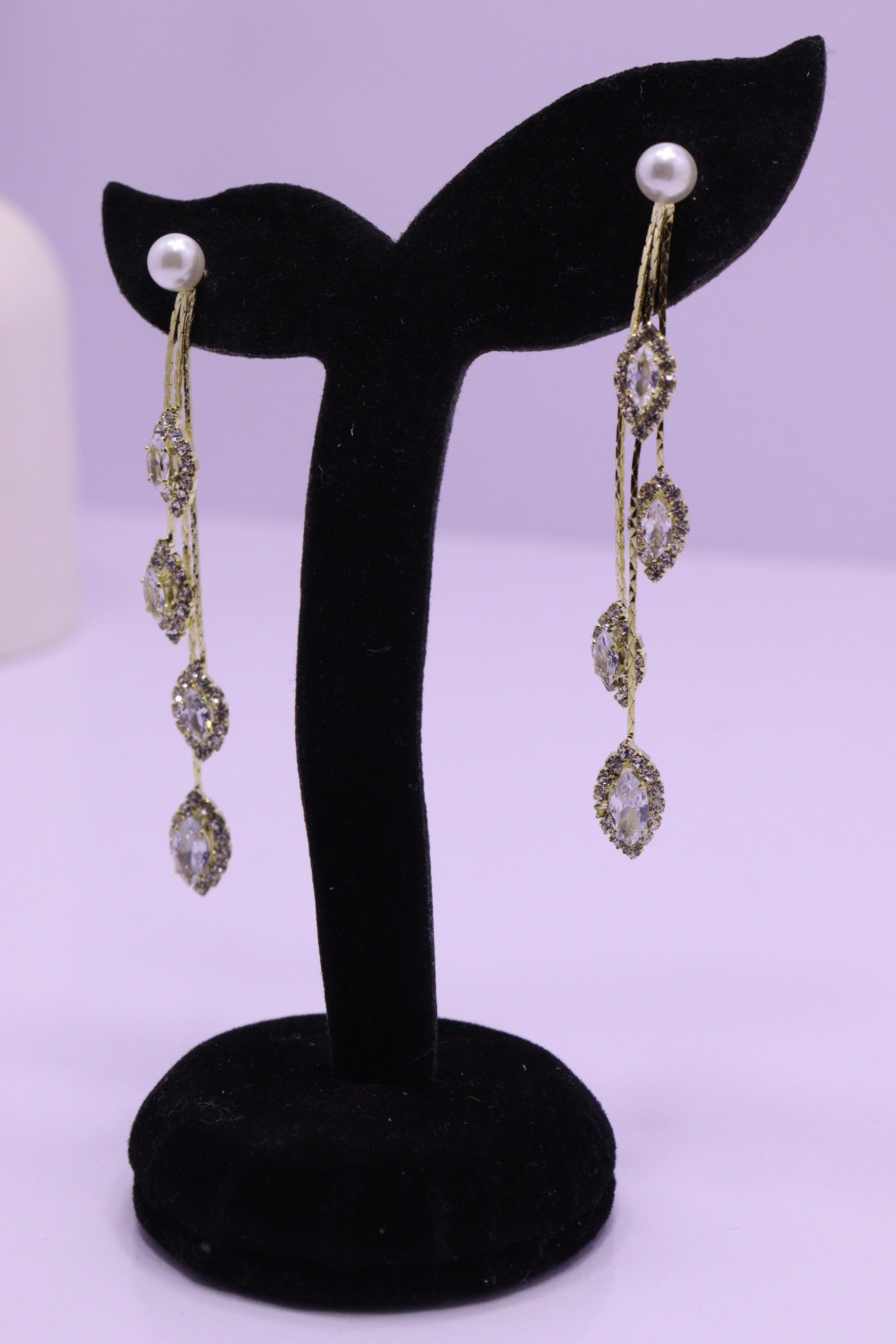 Bold Glow Series 0179 - AZ Golden Ear ring