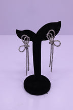 Bold Glow Series 0185 - AZ Silver Ear ring