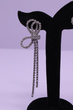 Bold Glow Series 0185 - AZ Silver Ear ring