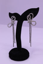 Bold Glow Series 0185 - AZ Silver Ear ring