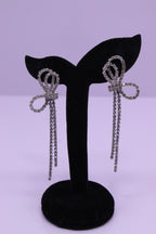 Bold Glow Series 0185 - AZ Silver Ear ring