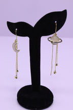 Bold Glow Series 0193 - AZ Golden Ear ring
