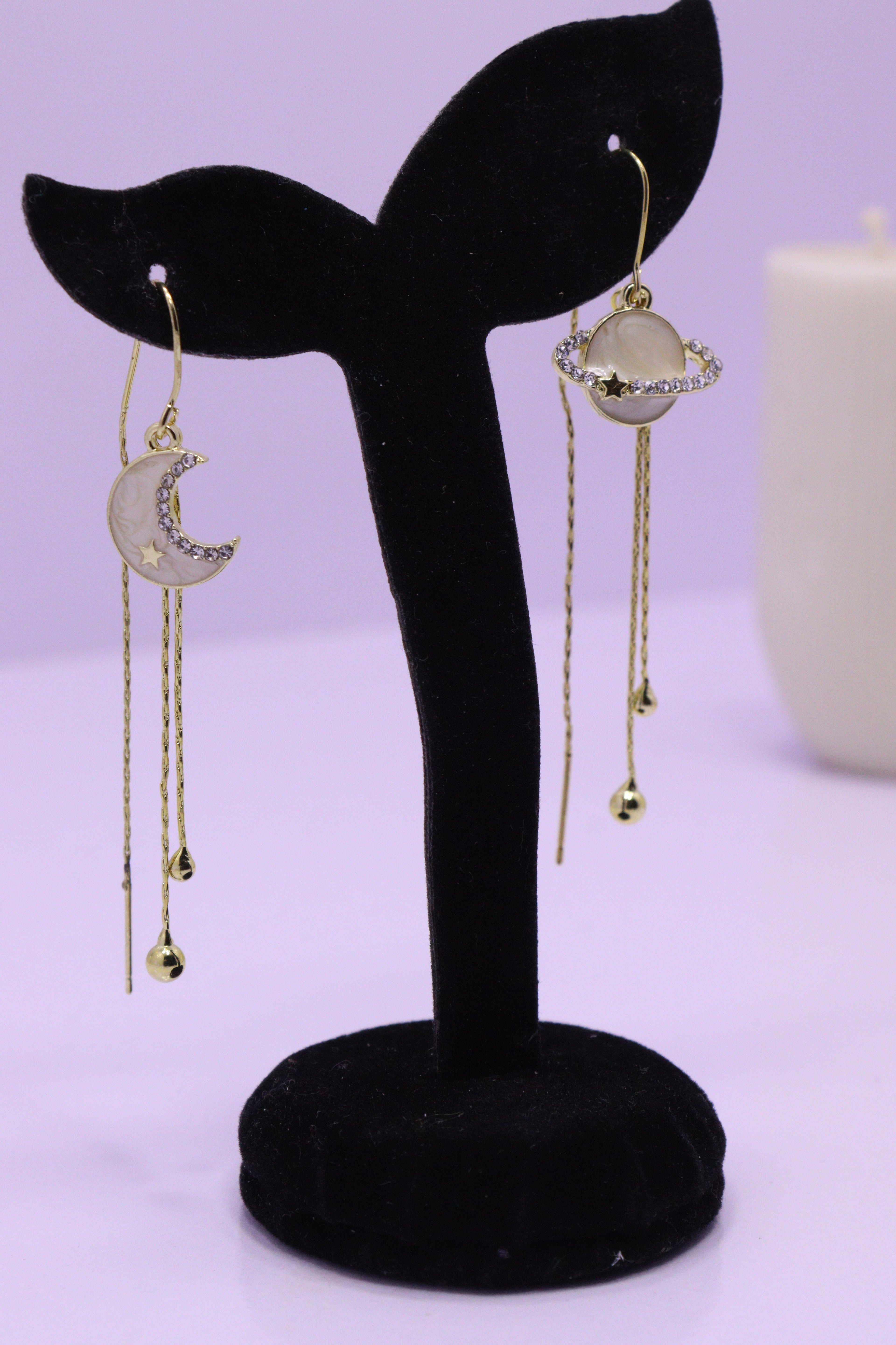 Bold Glow Series 0193 - AZ Golden Ear ring