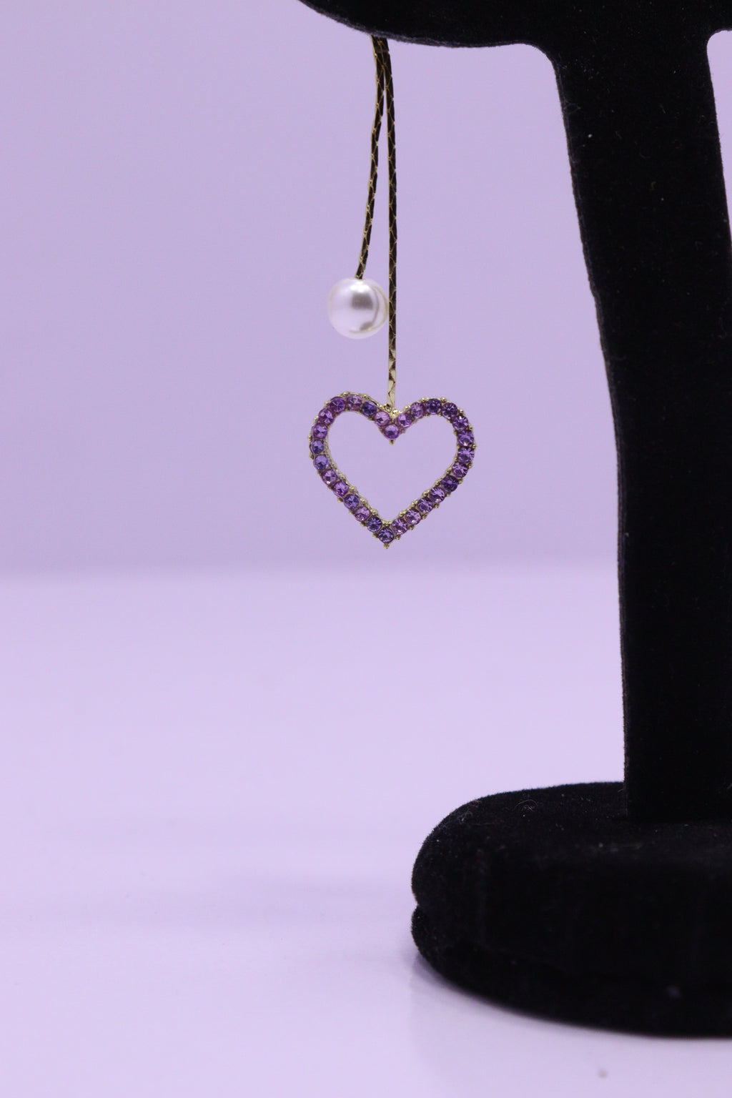 Bold Glow Series 0194 - AZ Silver Ear ring