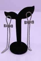 Bold Glow Series 0198 - AZ Silver Ear ring