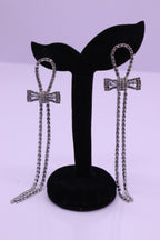 Bold Glow Series 0198 - AZ Silver Ear ring