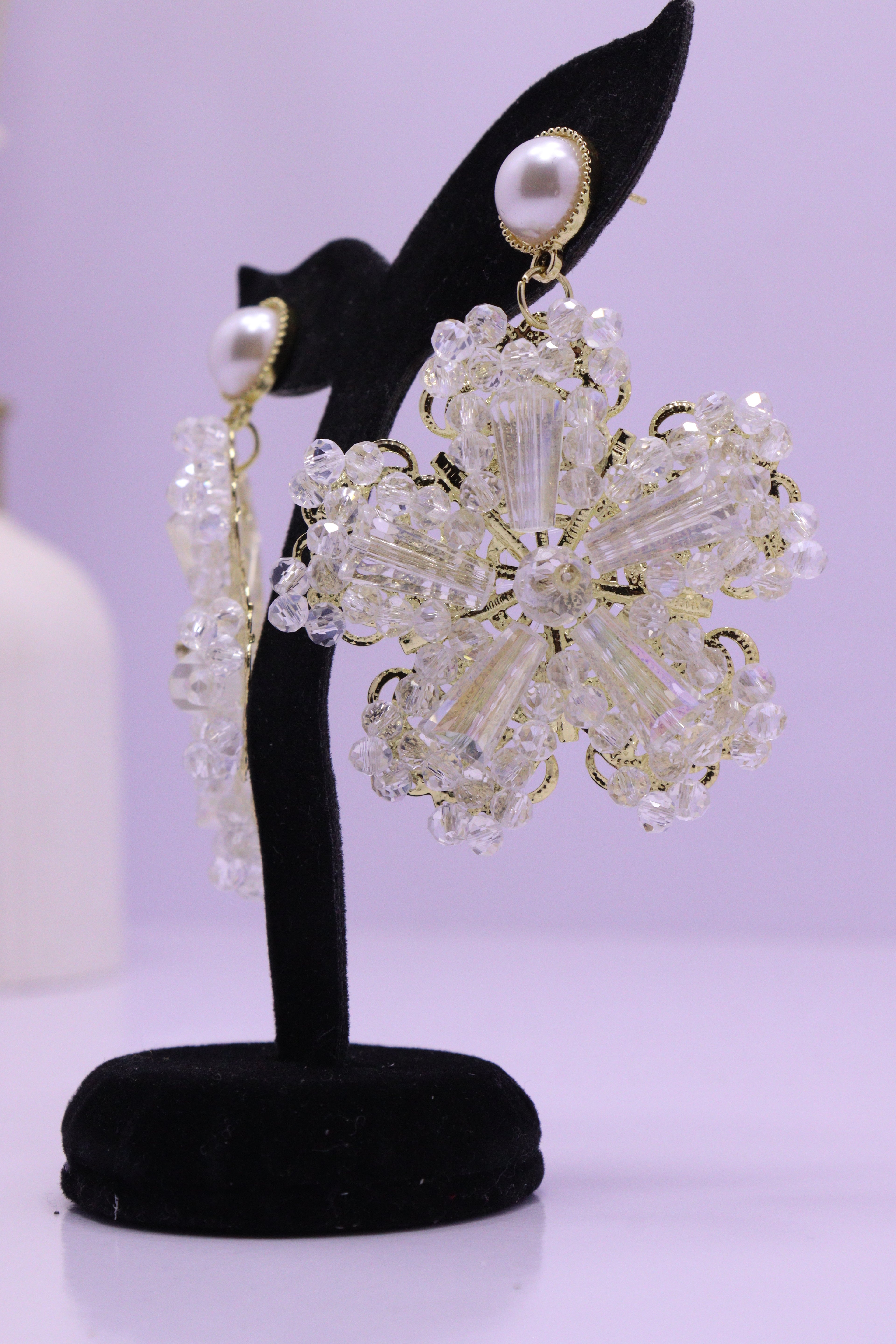 Bold Glow Series 0200 - AZ Golden Ear ring