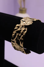 Sleek Wrist Series 0075 - AZ Golden Bangle