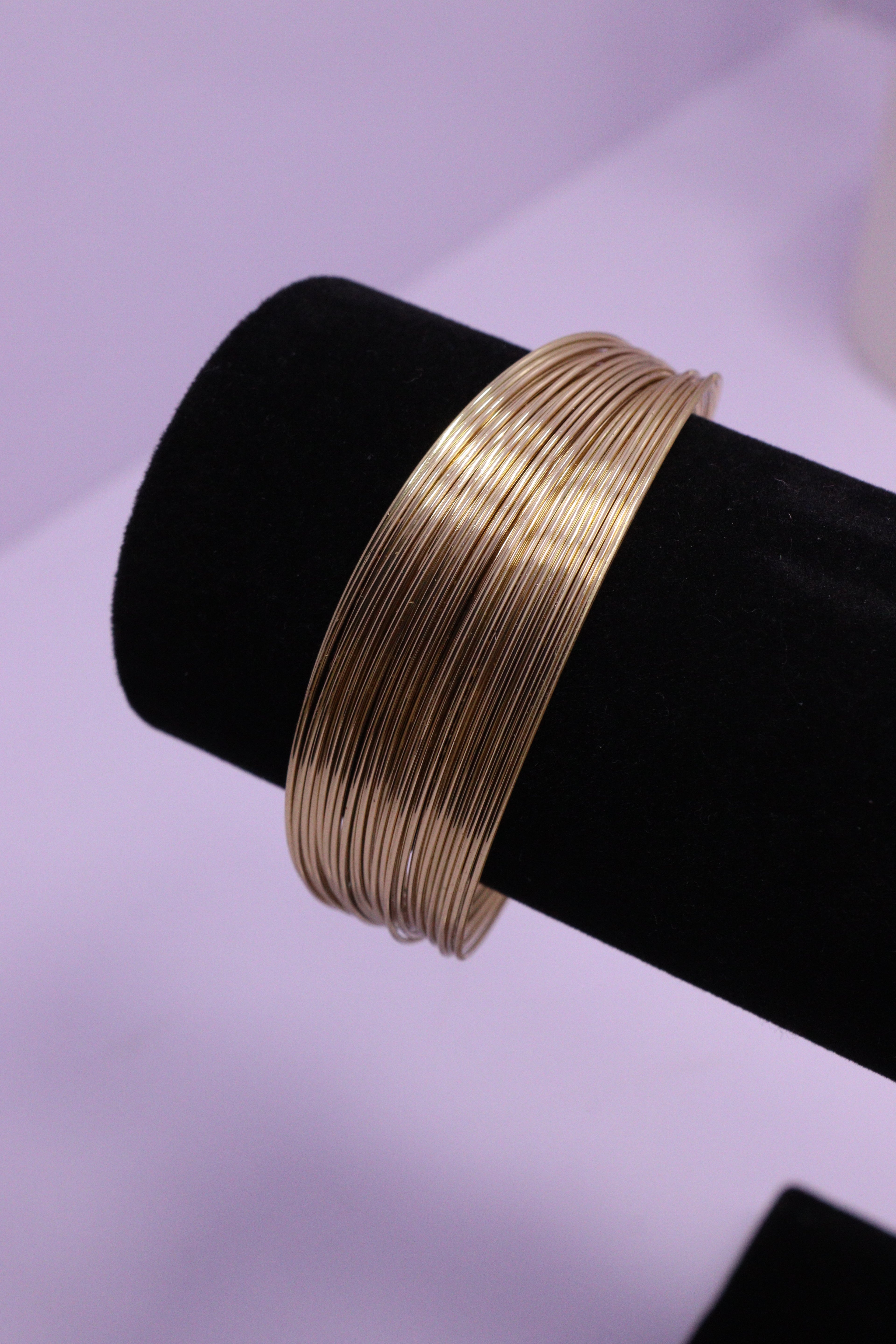 Sleek Wrist Series 0078 - AZ Golden Bangle