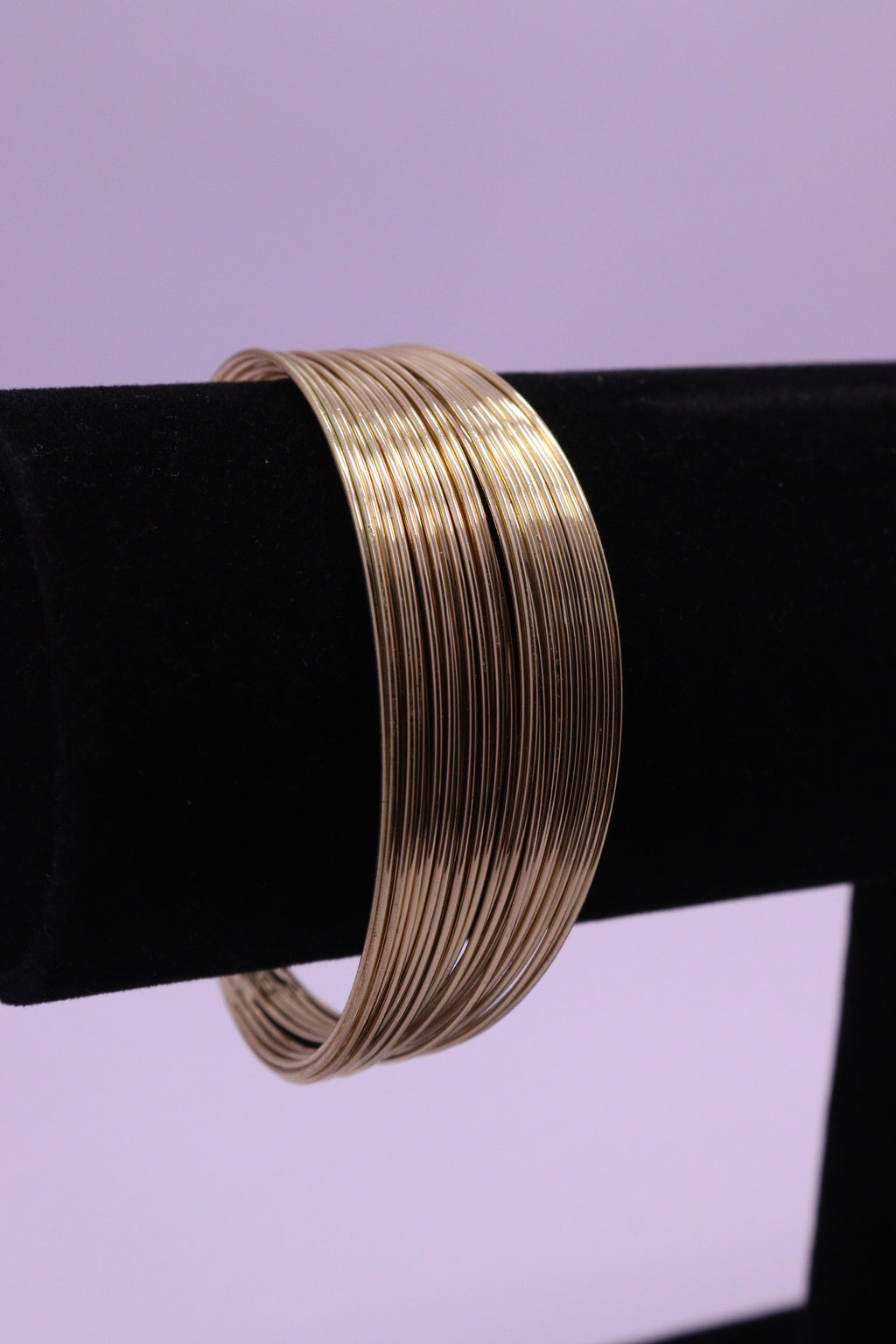 Sleek Wrist Series 0078 - AZ Golden Bangle