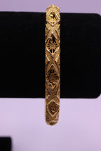 Sleek Wrist Series 0111 - AZ Golden Bangle