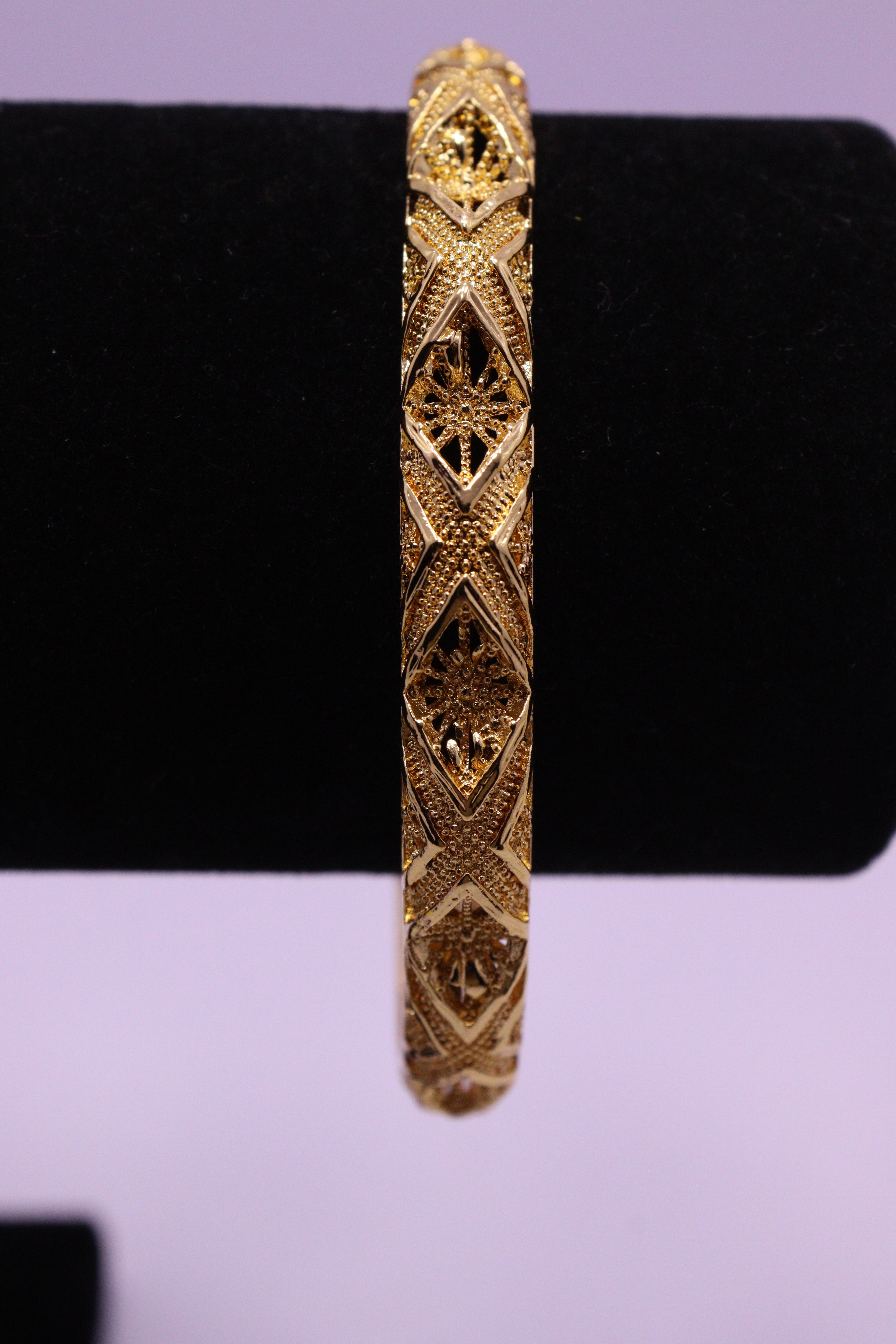 Sleek Wrist Series 0111 - AZ Golden Bangle