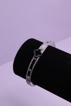 Sleek Wrist Series 0080 - AZ Silver Bangle