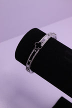 Sleek Wrist Series 0080 - AZ Silver Bangle