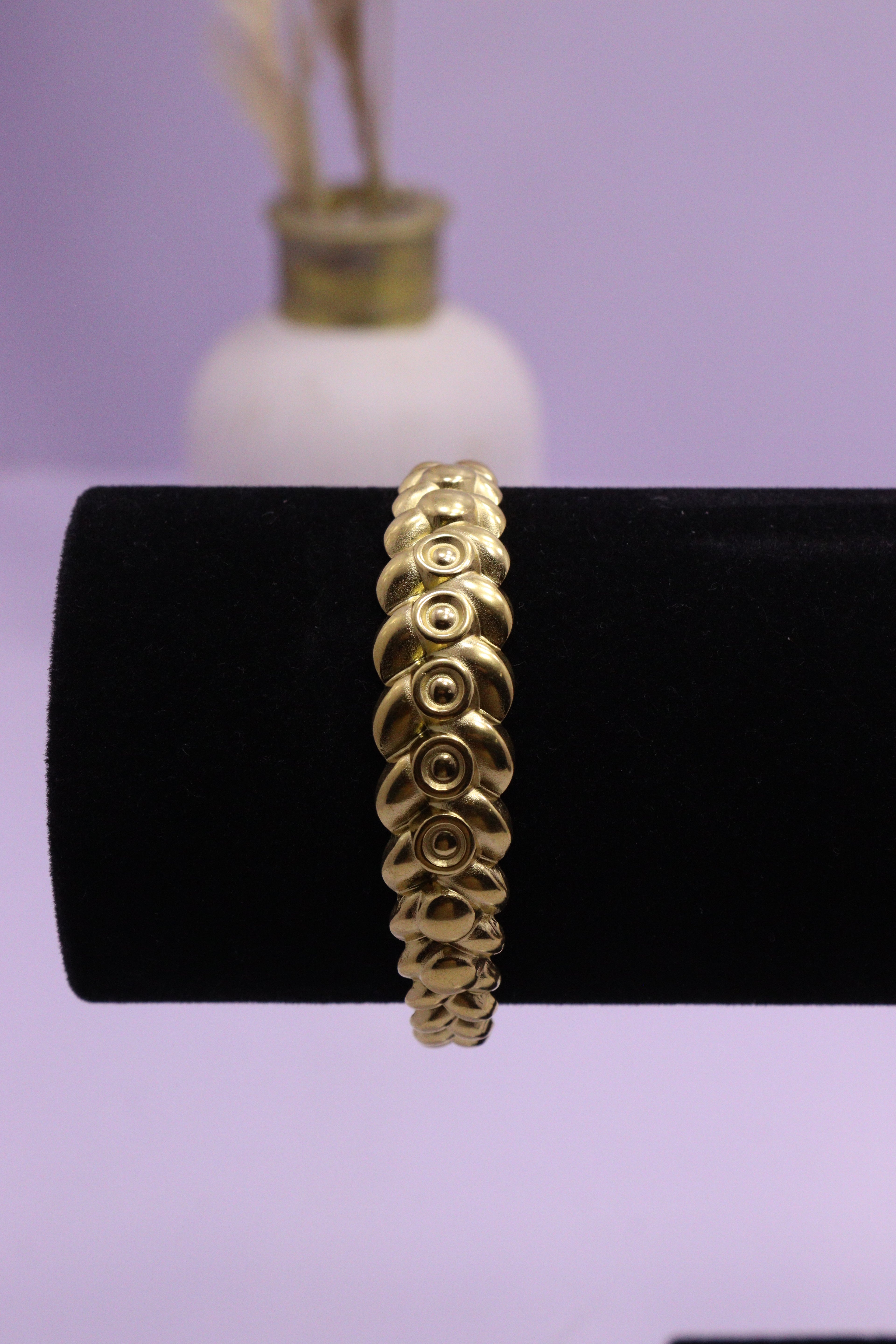 Sleek Wrist Series 0084 - AZ Golden Bangle