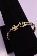 Sleek Wrist Series 0092 - AZ Golden Bangle