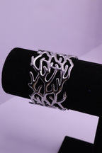 Sleek Wrist Series 0094 - AZ Silver Bangle