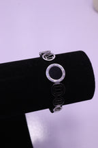 Sleek Wrist Series 0095 - AZ Silver Bangle